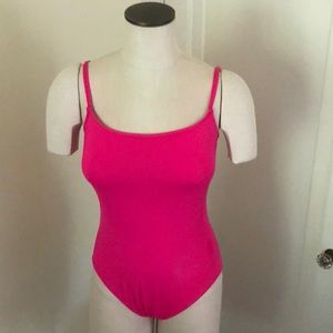 La Blanca fuscia adjustable one-piece.